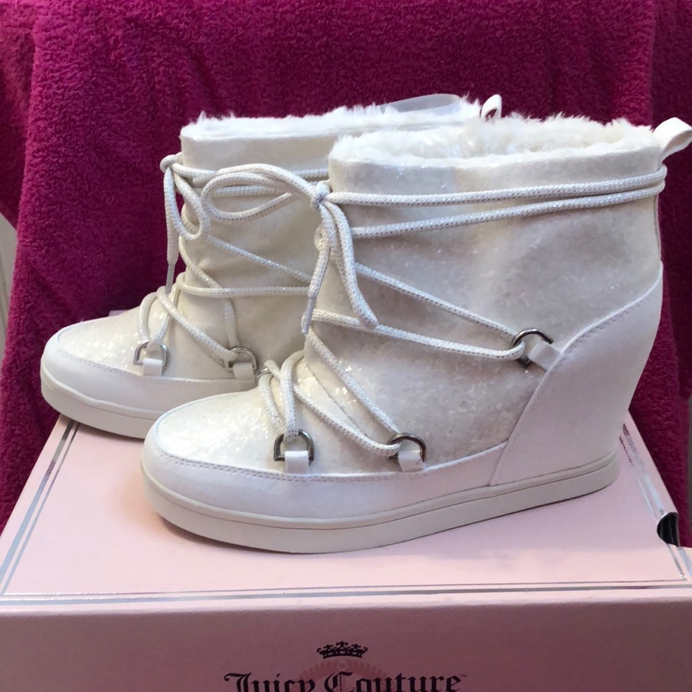 JUICY COUTURE Wedge Booties!